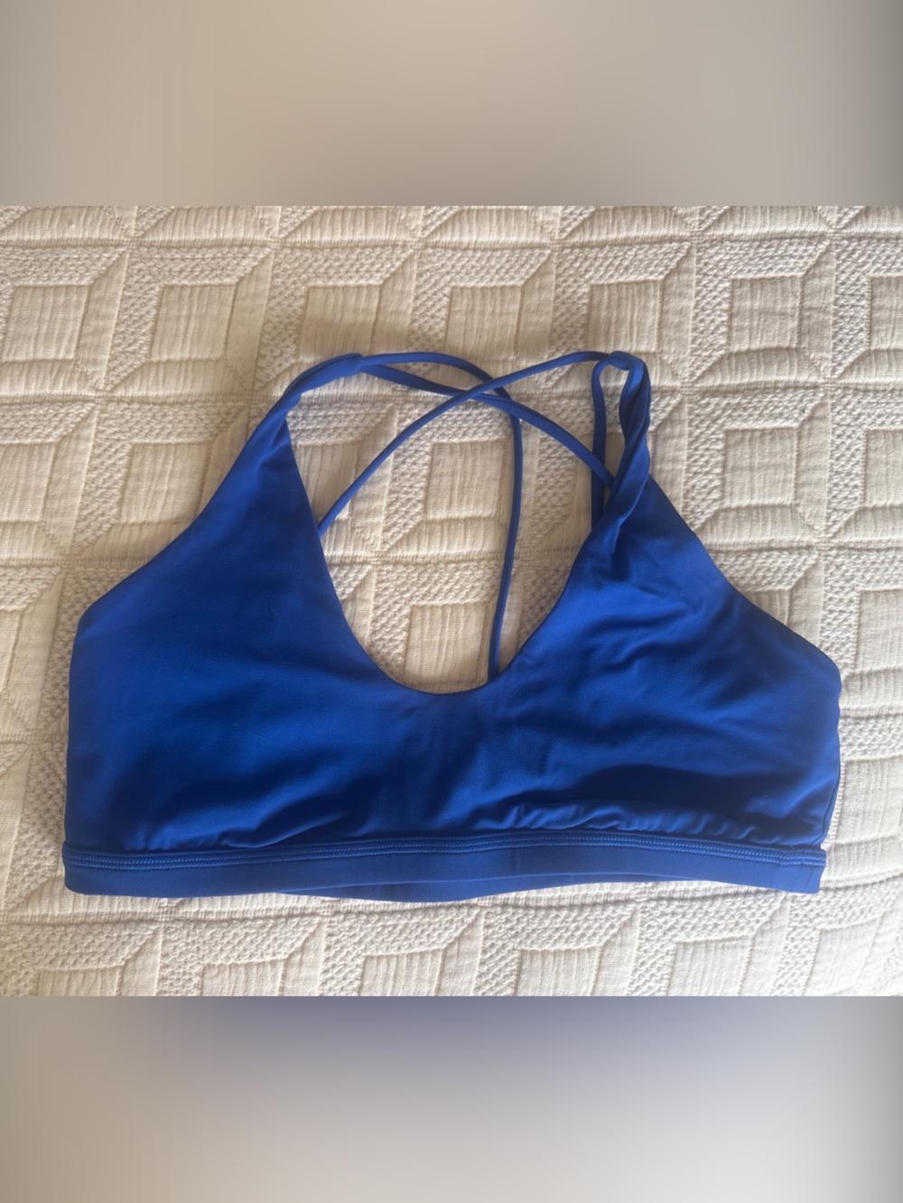 Lululemon Royal Blue Strappy Bra